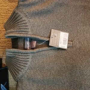 NWT Eddie Bauer 1/4 zip sweater